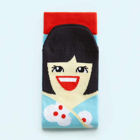 Crazy Socks for women- ChattyFeet - Yoko Mono -  Unique Gifts for Friends-