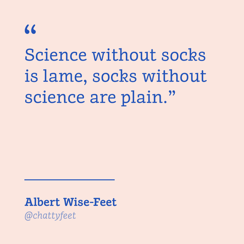 Albert Funny socks - ChattyFeet - Cool science gift 