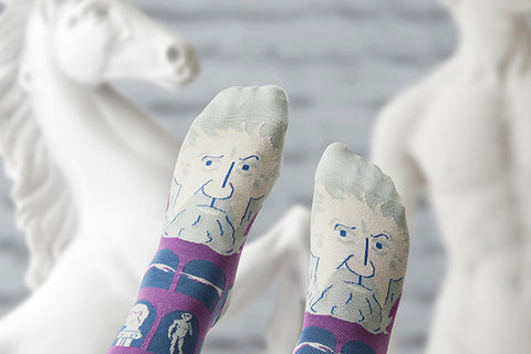 Art Socks with Funny Characters