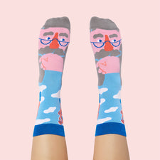 Artist Socks inspired by The Thinker