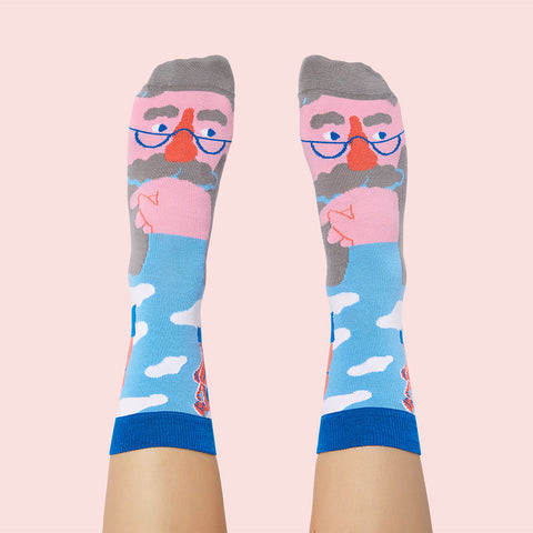 Artist Socks inspired by The Thinker