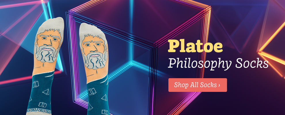 Philosophy socks by ChattyFeet - Plato