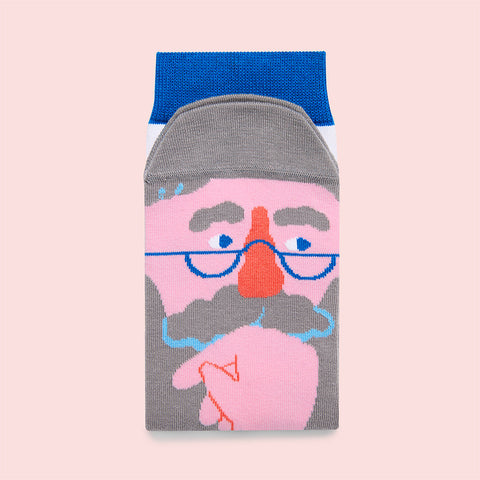 The Thinker Socks by ChattyFeet