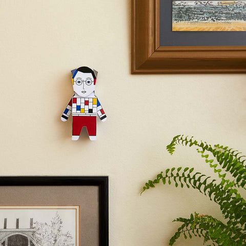 Artist Inspired Papercraft - Mondrian