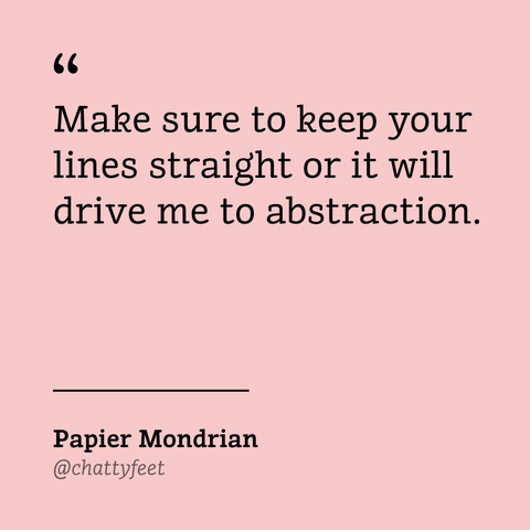 Gifts for Artists - Mondrian Paper Model