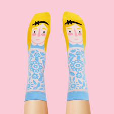 Alice in wonderland socks - ChattyFeet