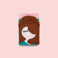 Fun Socks for Girls - Princess Kate Middle-Toe