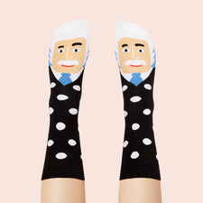 ChattyFeet - Albert -Science socks with a cool illustrated character 
