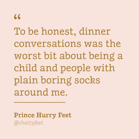 Fun Socks for Men - Prince Hurry Feet