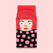 Funny Socks for Art Fans- Yayoi