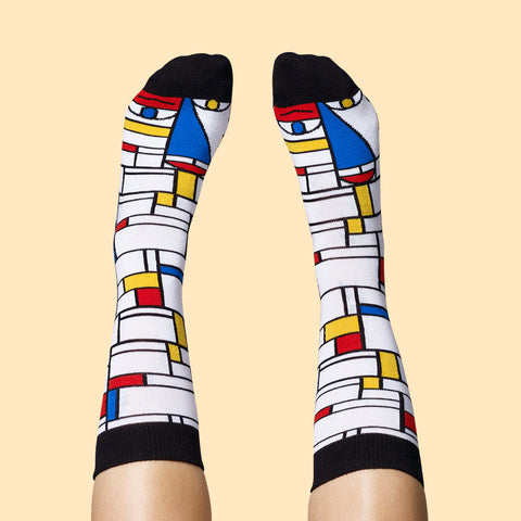 Mondrian-Socks-Gifts-for-Artists