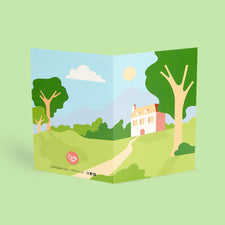 Pop-Up Card for Bookworms