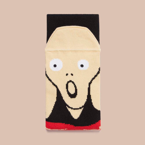 'Scream' Funny Art Socks by ChattyFeet