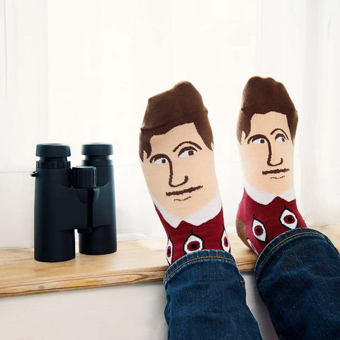 Funny Men's Socks - George Toe-Well