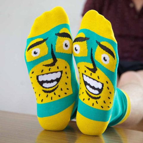 Cheerful Socks by ChattyFeet- Inspired by Cartoons