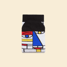 Silly Art Socks for Kids - Mondrian