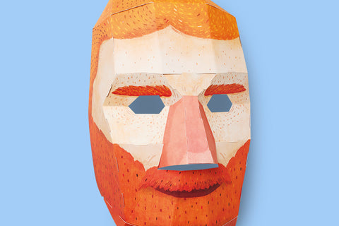 Van Gogh Papercraft Mask - ChattyFeet