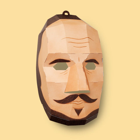 DIY Shakespeare Paper Mask - ChattyFeet